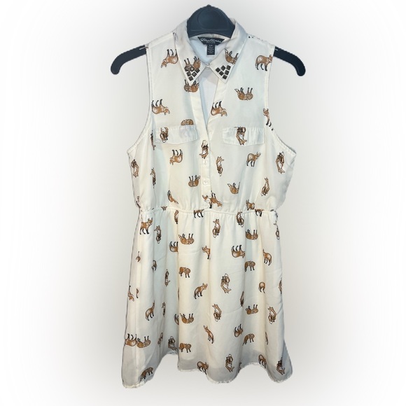 Streetwear Society mini dress foxes‚ S/P - Picture 1 of 10